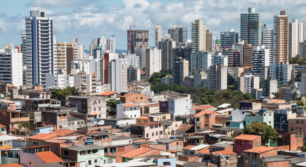 Social inequality - Buildings and favela